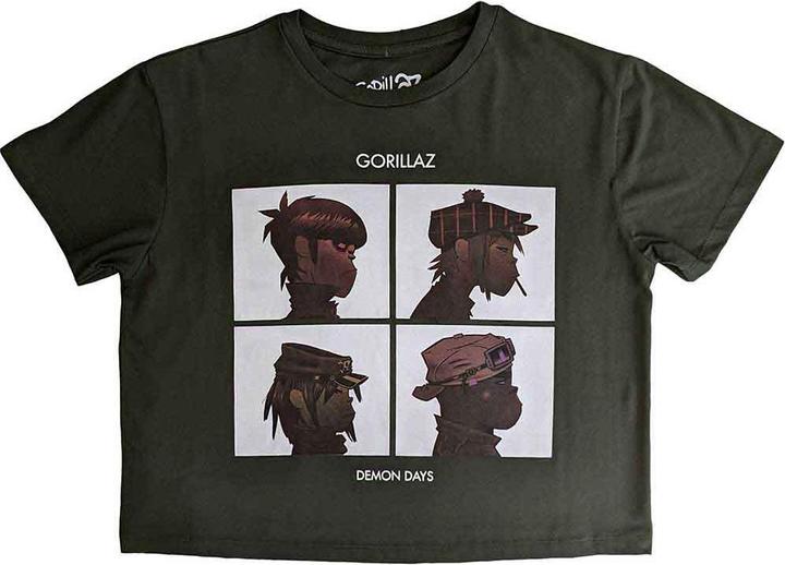 Actual product image Gorillaz Demon Days Crop Top (Girlie) (XL)