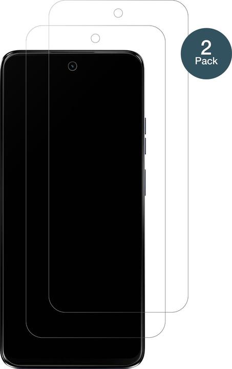 Actual product image Dipos Screen Protector Anti-Shock (2 Piece, Motorola Moto G34)