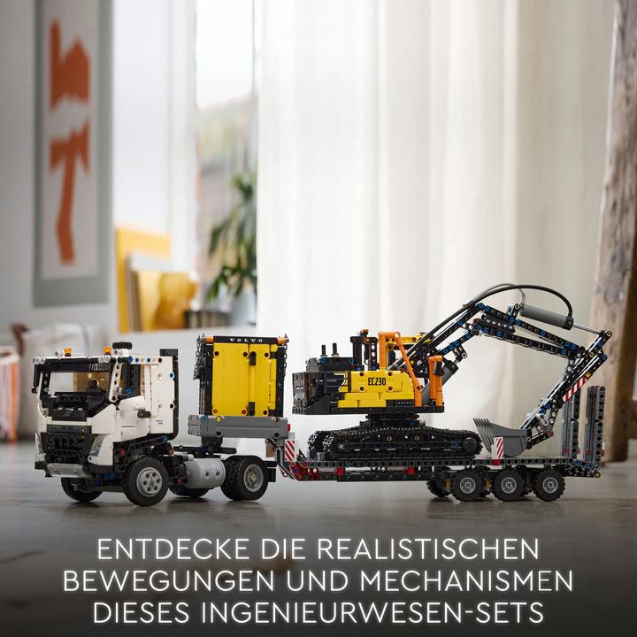 Produktbild LEGO Volvo FMX LKW mit EC230 Electric Raupenbagger (42175, LEGO Technic)