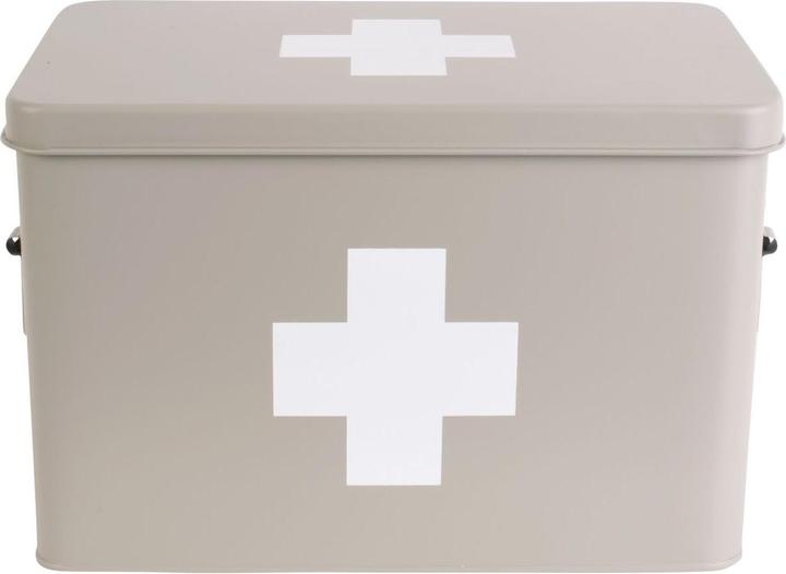 Produktbild present time Erste Hilfe Schrank gross 31.5 x 21 cm, Grau matt