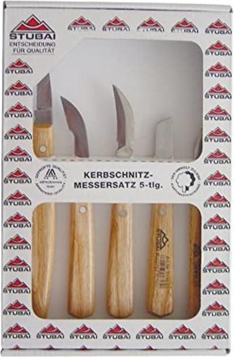 Immagine prodotto Stubai Set di coltelli da intaglio, 5 pezzi.