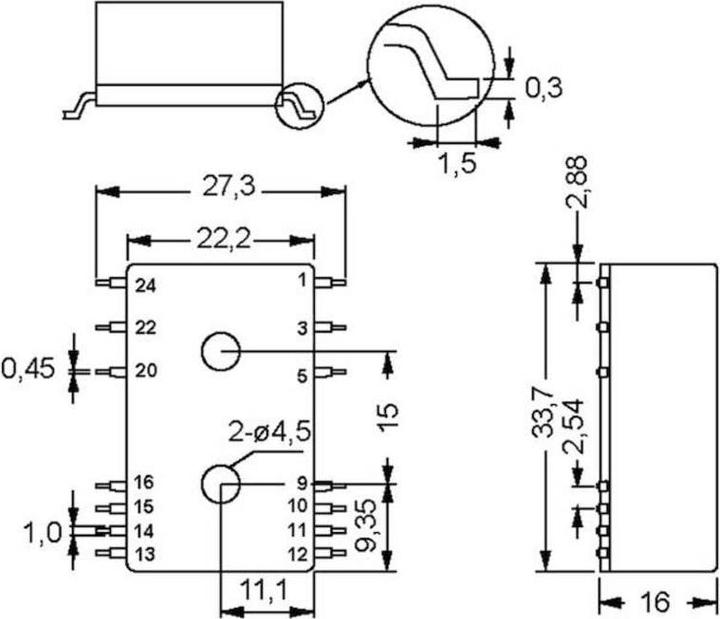 Produktbild MeanWell IRM-02-3.3S Netzteil & Spannungsumwandler 2 W (Überspannungsschutzadapter)