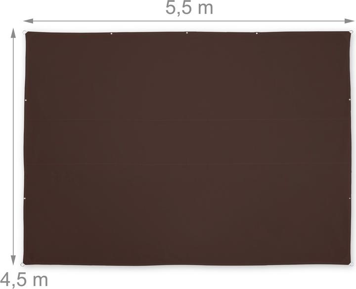 Produktbild Relaxdays Sonnensegel (550 x 450 x 0.1 cm)
