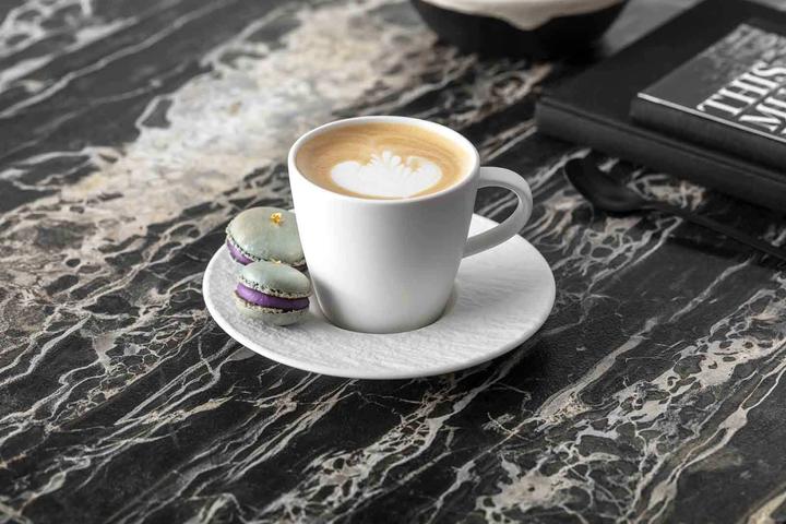 Produktbild Villeroy & Boch Espressotasse mit Untertasse Manufacture Rock blanc (60 ml, 1 x)