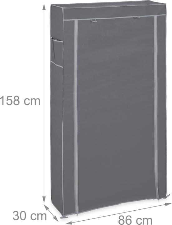 Actual product image Relaxdays Shoe cabinet (86 x 30 x 158 cm)