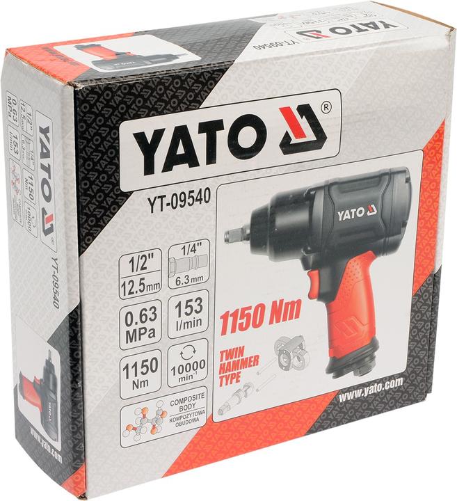 Actual product image YAT Klucz udarowy YATO YT-09540 (1/2"") (Air blast)