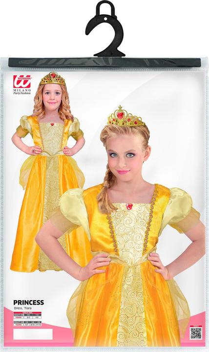 Produktbild Widmann PRINZESSIN (Kleid, Tiara), 104 cm / 2-3 Years (98)