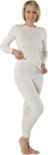 Eusana Damen Langarm Leibchen mit Rundausschnitt S ivoire (0.50 l)