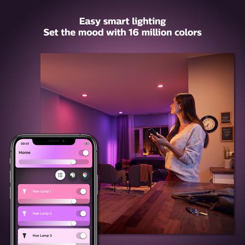 Image du produit Philips Hue White & Color Ambiance BT (GU10, 5.70 W, 350 lm, 1 x, G)