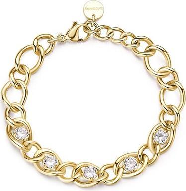 Produktbild Brosway - Distinctive gold-plated bracelet with cubic zirconia Ribbon BBN40