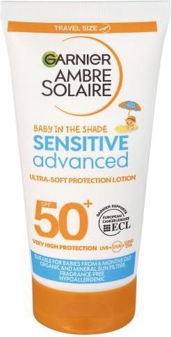 Image du produit Garnier Ambre Solaire Kids Sensitive Advanced Baby In The Shade (Crème solaire visage, SPF 50, 50 ml)