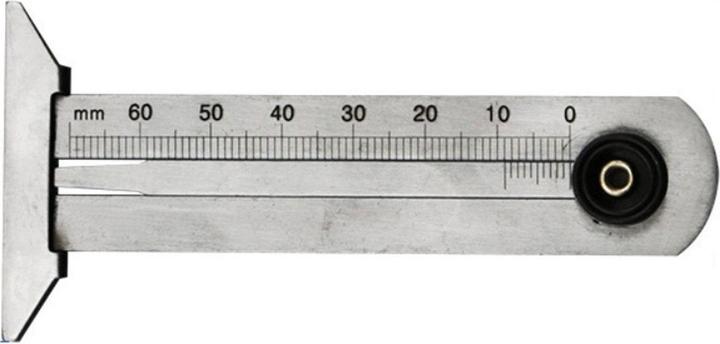 Produktbild Reifenprofil-Tiefenmesser Profiltiefenmesser Reifenprofilmesser aus Edelstahl