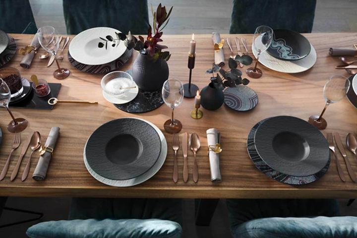 Actual product image Villeroy & Boch Pastaset 12tlg. EC Manufacture Rock (4 Piece)