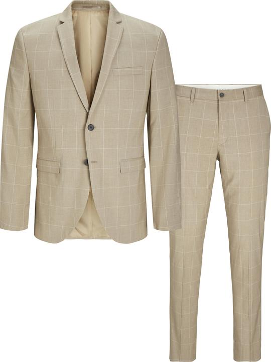 Jack & Jones Karierter Super Slim-Fit Anzug (48)