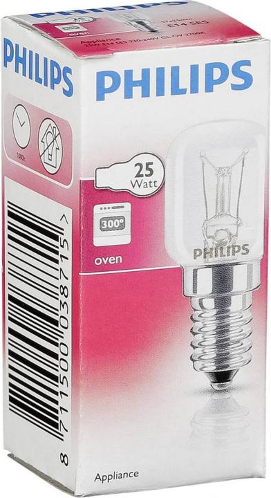 Actual product image Philips Oven lamp T25 (E14, 26 W, 172 lm, 1 x, E)