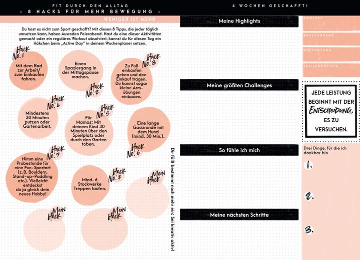 Image du produit Fitness Lifestyle Planer (Allemand, Sophia Thiel, 2019)
