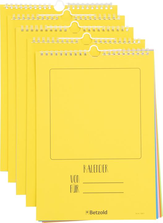 Betzold Blanko Kalender Set
