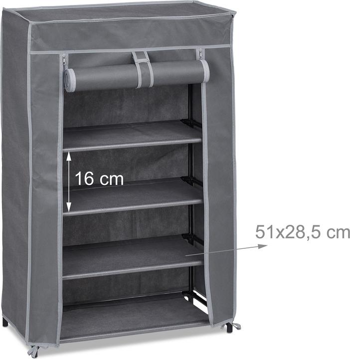 Actual product image Relaxdays Shoe cabinet (60 x 30 x 90 cm)