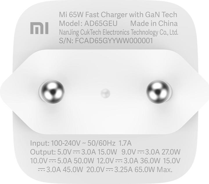 Produktbild Xiaomi Mi Fast Charger with GaN Tech (65 W)