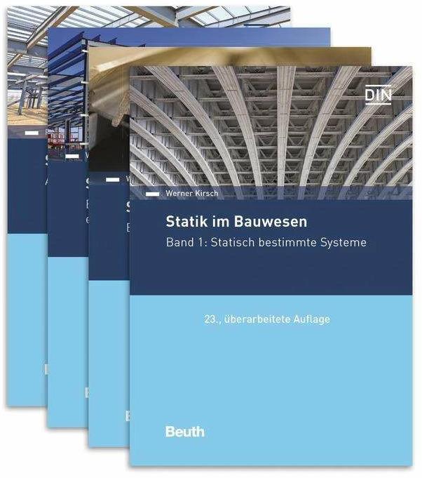 Produktbild Statik im Bauwesen komplett - 4 Bände (Deutsch, Eric Scholz, Werner Kirsch, Paul Spitzer, DIN e.V., 2019)