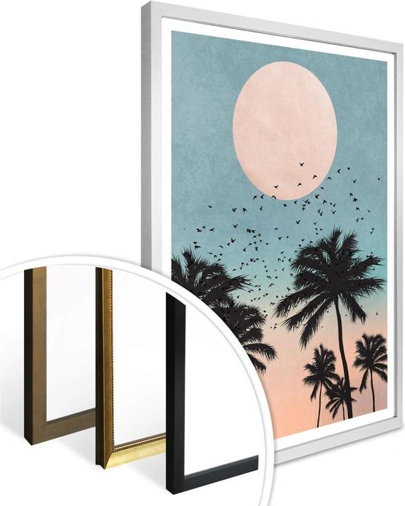 Image du produit Trenddeko Coucher de soleil (30 x 40 cm)