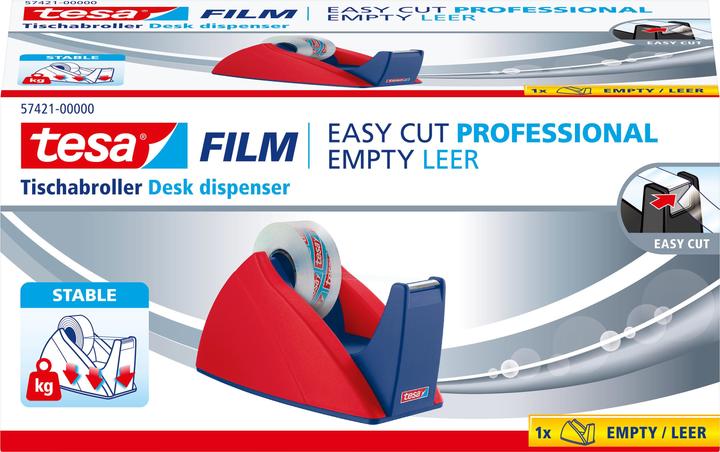 Produktbild tesa tesafilm EASY CUT Tischabroller - Klebeband-Spender für Rollen bis 33 m x 19 mm
