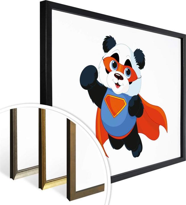 Actual product image Trenddeko Super Panda (100 x 80 cm)