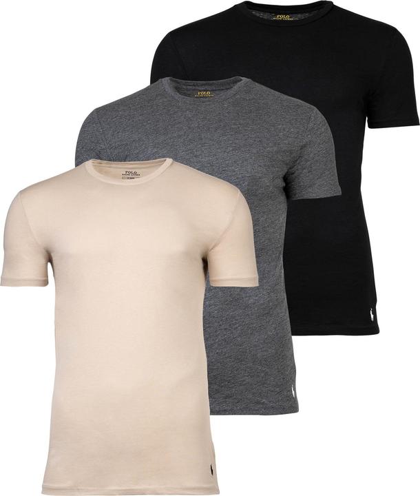 Ralph Lauren T-Shirt Casual Figurbetont CREW-3-PACK-CREW UNDERSHIRT (XXL)