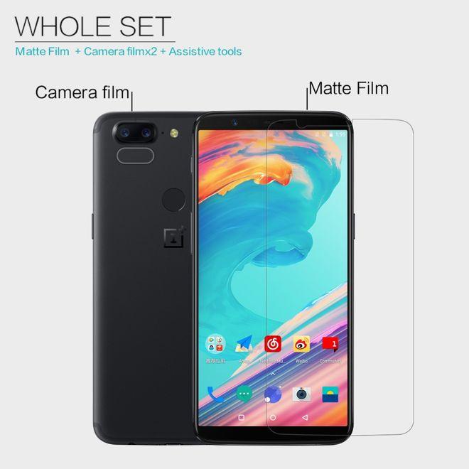 Actual product image Nillkin Matte (1 Piece, OnePlus 5T)
