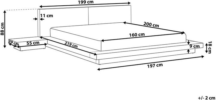 Actual product image Beliani Zen (160 x 200 cm)