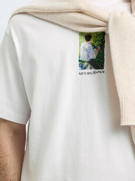 Immagine prodotto Selected Homme Print T-Shirt mit Rundhalsausschnitt (M)