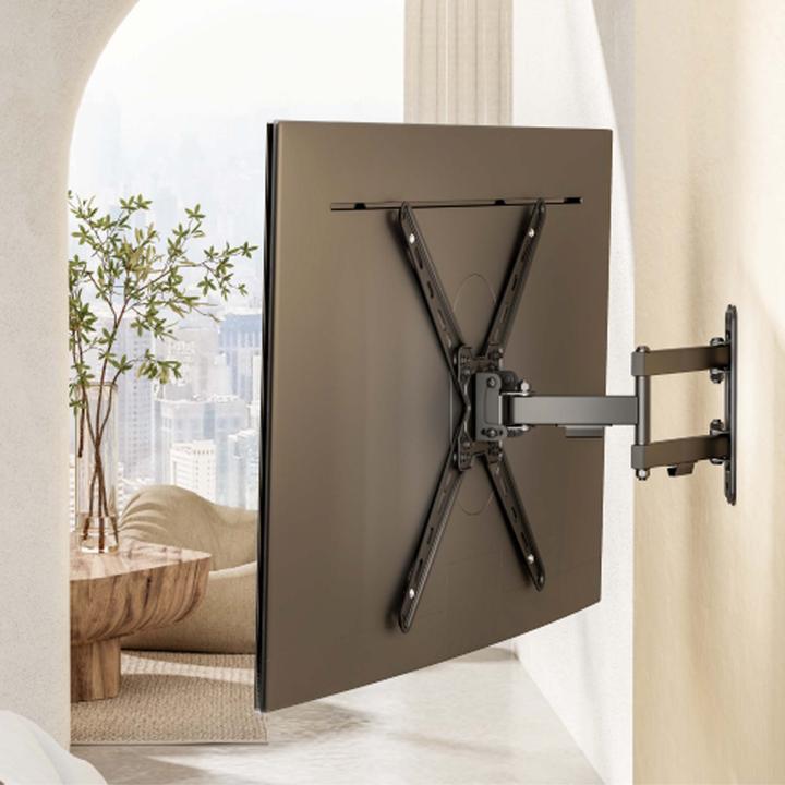 Actual product image Wiltec TV mount 13"-55" TV wall mount swivelling 25kg TV mount (Wall, 55", 25 kg)