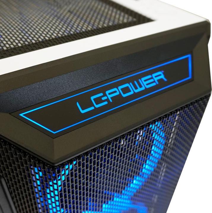 Image du produit LC-Power Boîtier Gaming 805BW Holo-1 X RGB noir/blanc retail (E-ATX, ATX, mATX, Mini-ITX)