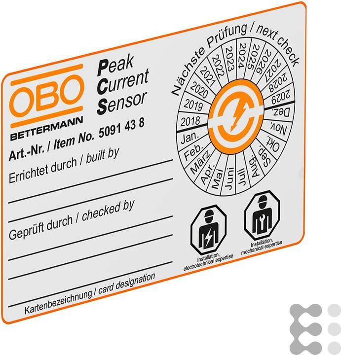 Produktbild OBO Bettermann Magnetkarte 5091438