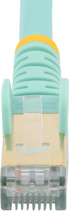 Image du produit StarTech Câble de brassage Cat6a 1m Aqua (U/FTP, CAT6a, 1 m)