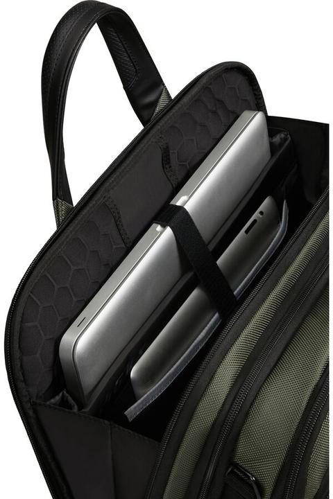 Image du produit Samsonite Laptopschoudertas - Pro-Dlx 6 Bailhandle 15.6 inch Uitbreidbaar 16/23 l - Green (15.60")