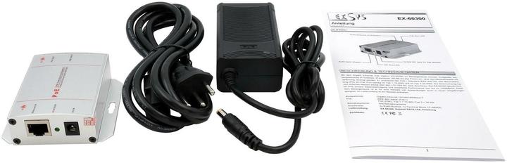 Image du produit Exsys Injecteur PoE+ Gigabit 30W (802,3at (PoE+), 30 W)
