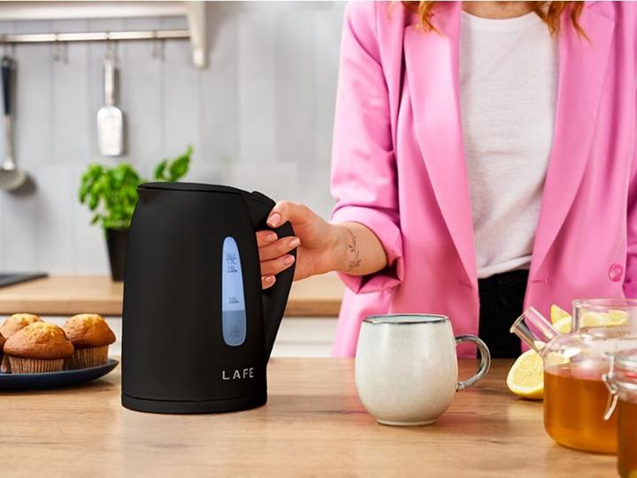Produktbild Lafe 47458 Elektrischer Wasserkocher Essential Schwarz 1.7L (1.70 l)