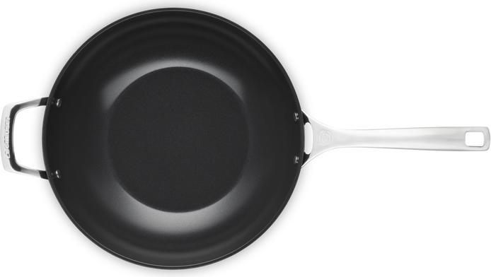 Produktbild Le Creuset Wokpan - Ã¸ 30 cm / 4.7 liter - Keramische anti-aanbaklaag (30 cm, Wok Pfanne, Aluminium)
