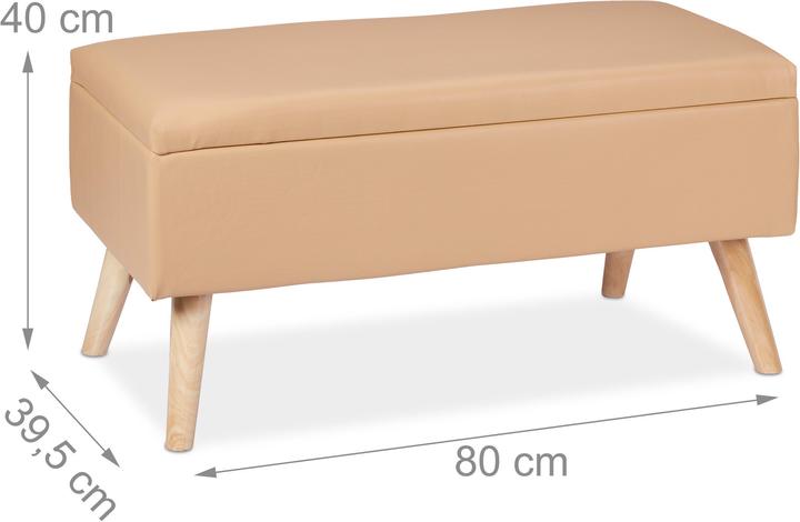 Produktbild Relaxdays Sitzbank (80 cm)