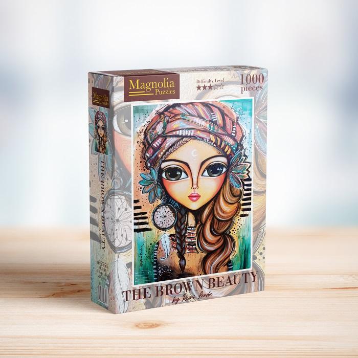 Actual product image Magnolia Puzzle 1000 pieces The Brown Beauty (1000 pieces)