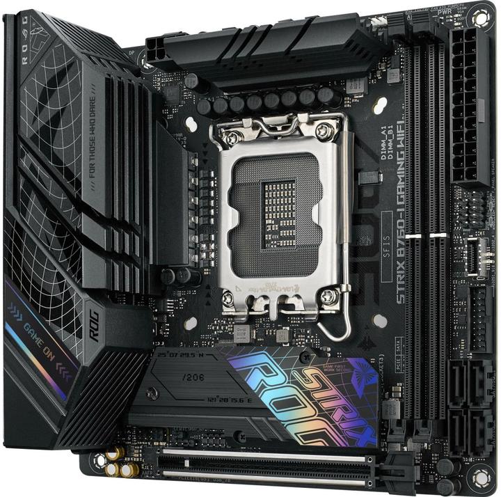 Actual product image ASUS ROG STRIX B760-I GAMING WIFI (LGA 1700, Intel B760, Mini-ITX)