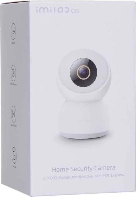 Actual product image Xiaomi IMILAB C30 Home Security Camera 360 2.5K White EU CMSXJ21E. (2560 x 1440 Pixels)