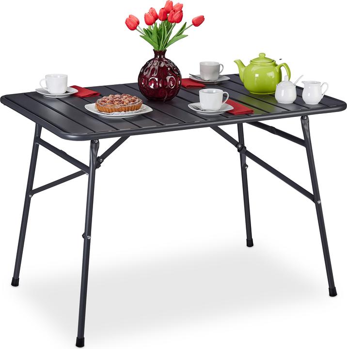 Actual product image Relaxdays Outdoor table (110 cm)