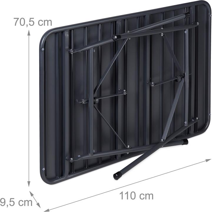 Actual product image Relaxdays Outdoor table (110 cm)