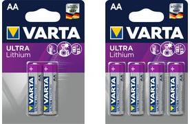 Actual product image Varta Ultra Lithium (2 pcs., AA, 3000 mAh)