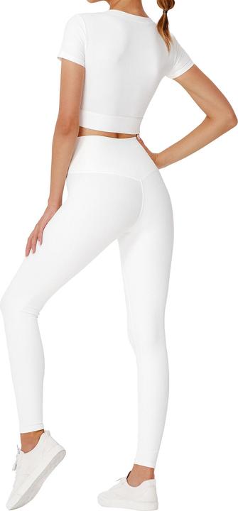 Produktbild Yeaz CLUB LEVEL SET Short Top Leggings M (White) (M)
