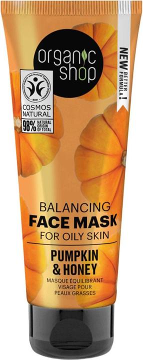 Actual product image Organic Shop Balancing Face Mask for oily skin Pumpkin and Honey (75ml) (75 ml)