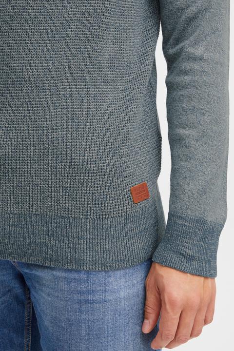Immagine prodotto Blend Ganbolf Maglione In Maglia Grossa Pullover Con Colletto Troyer In Cotone 100% Stampa (L)