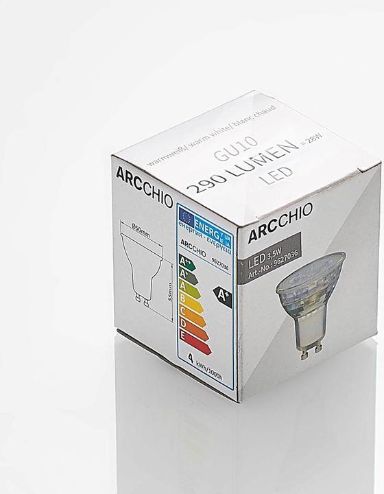 Produktbild Arcchio LED-Reflektor GU10 3,5W 3.000K 120° Glas (GU10, 3.40 W, 290 lm, 1 x, F)